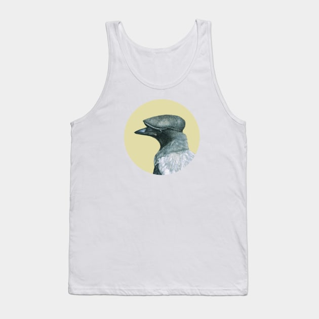 Hooded crow Tank Top by Mikhail Vedernikov